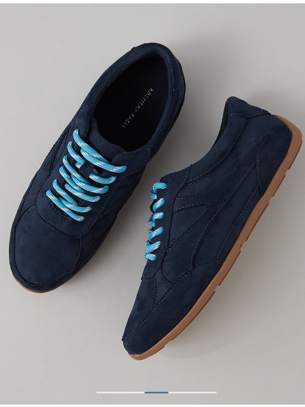 American Eagle AE Low Retro Sneakers Navy Size 8 NWT